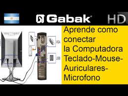 Suele tener puertos digitales propios para ser usados en computadora, como dvi. Como Conectar La Pc Teclado Mouse Parlantes Auriculares Etc Gabak Technologies Youtube