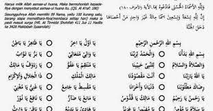 Dalam al qur'an, istilah asmaul husna disebut empat kali yakni dalam surat al a'raf ayat 180, al isra' ayat 110, thaha ayat 8 dan al hasyr. Nadhom Asmaul Husna Dalam Tulisan Arab Latin Dan Terjemahnya Mi Kalimulyo