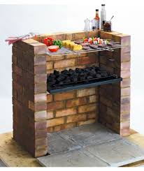 Buy Argos Home Built In Charcoal Bbq Barbecues Argos Outdoor Kitchen Brick Bbq Brick Grill