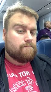 Big guy, little seat #bear #beard #hairy #travel #oso #barbado