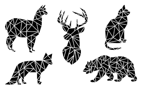 Download Geometric Animal Silhouettes With Kaleidoscope Htv The Kim Six Fix