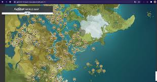 Ini Detail Map Genshin Impact Buar Makin Mudah Menjelajah