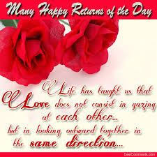 Birthday Return Wishes For Family Member Many Many Happy Returns Of The Day Quotes Http Www Wishesquotez Com 20 Birthday Wishes For Girlfriend Happy Birthday Quotes Birthday Greetings For Girlfriend