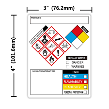 Talk to the chemical safety label experts for a quote on your order or for information about special sizes and materials: Ghs Labels Sds Osha Labels For Chemical Safety Data 3 X 4 Inch Roll Of 260 Msds Stickers With Ghs Amazon In Office Products