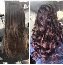 Makeover Faded To Dusty Purple Curly Hair Styles Naturally Curly Hair Trends Dusty Rose Hair
