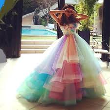Parcourez la rubrique robes pour femme. Soldes Robe Multicolore Arc En Ciel En Stock