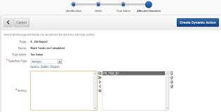 Notes On Oracle Apex Dynamic Action In Interactive Report