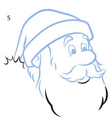 Draw two s shaped lines above the eyes, much like exactly what you drew for the top of the mustache. How To Draw Santa Claus In 8 Easy Steps Tim S Printables