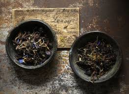 Northwest Tea Juniper Berries Douglas Fir Tips Blue Cornflowers Bellocq Tea Atelier Tea Blends Black Tea Blends