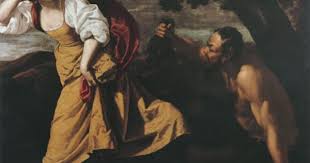 Artemisia Gentileschi Corsica And The Satyr Artemisia Gentileschi Artemisia Gentileschi Paintings Baroque Painting
