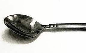 Realistic Sketch Realistic Sketch Realistic Drawings Spoon
