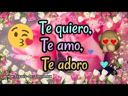 Te Amo Te Adoro Te Quiero Mi Amor Eres Lo Mas Bello Que Tengo Youtube Youtube Pdf Books Download Videos