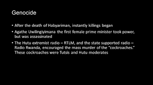 Radio télévision libre des mille collines (rtlm) was a rwandan radio station which broadcast from july 8, 1993 to july 31, 1994. Rwanda Non West Background Hutus Majority 80 Migrated From Southern Africa General Found Themselves As Laborers And Farmers Tutsis Minority Ppt Download