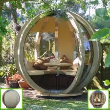 Backyard Bubble For Hiding Out Backyard Getaway Garden Spheres Garden Globes