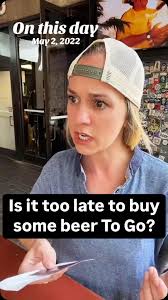 Guy wants to buy some beer to go, but doesn’t realize it is before 2am 😂  #bartenderstories #barskit #togobeer