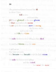 End Rhyme Poemshape