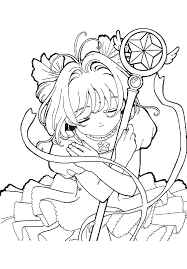 Top 25 free printable dragon coloring pages online. Sakura 999 Coloring Pages Sakura Card Sailor Moon Drawing Manga Coloring Pages