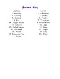 New edit share pdf:puzzle pdf:answers. Nutrition Protein Foods Crossword Puzzle By Miss Nutralicious Tpt