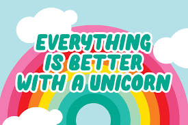 Download Unicorn Pop In Fonts On Yellow Images Creative Store