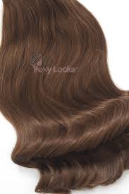 So wefts are great regardless of whether you want just a slight volume boost or have diva level density. Chestnut Brown Hair Extensions 20 Clipin Human Hair Extensions 165g
