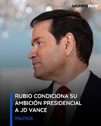 RUBIO SORPRENDE AL RESPALDAR A JD VANCE COMO HEREDERO POLÍTICO DE TRUMP  PARA EL 2028. 🔴 Más de la sucesión republicana: https://ow.ly/QYS450XLglF  💬 ¿Crees que JD Vance tiene lo necesario para liderar?