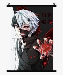 In tokyo, there has been a murderous murderer who is horrified throughout the city … Anime Tokyo Ghoul Ken Kaneki Wall Scroll Anime Tokyo Ghoul Kaneki Hd Png Download Transparent Png Image Pngitem