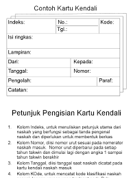 Apakah kartu kendali terdiri atas 3 warna? 01 Kartu Kendali