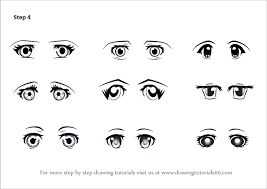 Allow some space beneath each eye, then draw a curved line. Learn How To Draw Anime Eyes Female Eyes Step By Step Drawing Tutorials