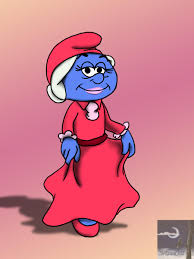 Oh, Hello There~ Who Wants To Join Him Other Than Crazy - Papa Smurf And Mama  Smurf - Free Transparent Png Clipart Images Download