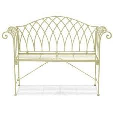 Maybe you would like to learn more about one of these? Vintage Shabby Chic Furniture Sage Green Lattice Metal Garden Bench Seat Amazon Co Uk Kitchen Metal Garden Benches Garden Bench Seating Garden Bench