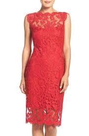 Women S Clothing Red Lace Cocktail Dress Cocktail Dress Lace Red Lace Dress