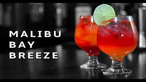 Top off with a splash of cranberry juice, garnish with a cherry, . Malibu Sunset Malibu Rum Cocktail Booze On The Rocks Youtube