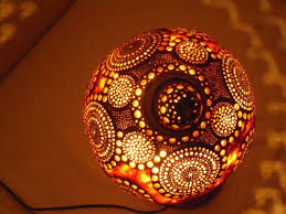 100 Handmade Gourd Lamp Kurbislampe Handcrafted Table Etsy In 2020 Gourd Lamp Lamp Gourds