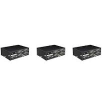 3X MT-RS104 Active Serial RS232 Splitter 1 to 4 RS232 Bi-Direction Switcher  Splitter 4 to 1 with Power Adapter-US Plug