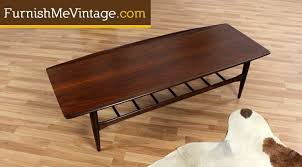 I am taking this old coffee table from drab to fab in 5 easy steps with chalk paint! Refinished Mid Century Modern Coffee Table By Bassett