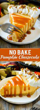 28 No Bake Thanksgiving Recipes Quick Munchies Decor Dolphin Pumpkin Cheesecake Recipes Desserts No Bake Pumpkin Cheesecake