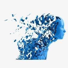 蓝色科技人工智能元素人工光泽智能渐变碎片科技蓝色质感 natural landmarks landmarks nature