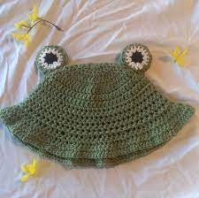 Aesthetic Crochet Frog Bucket Hat For Cottagecore Lovers Etsy Crochet Frog Aesthetic Crochet Crochet