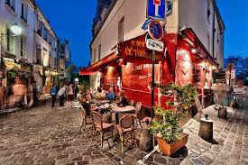 Montmartre At Night Creperie Le Tire Bouchon Paris Davidgiralphoto Com Montmartre Montmartre Paris Paris Trip Planning