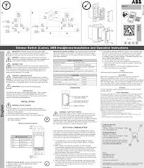 Looking for a 3 way switch wiring diagram? Fhiwd1us Abb Free At Home In Wall Devices User Manual Manual Abb Dimmer Switch 2 Wire Busch Jaeger Elektro Gmbh