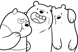 Learn how to draw grizzly, panda, and ice bear from we bare bears in the easy to follow, step by step instructions from this simple drawing tutorial. How To Draw We Bare Bears Step By Step Drawing Guide By Dawn Dragoart Com
