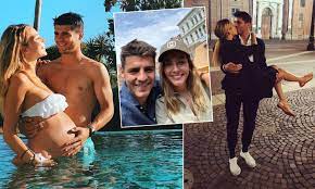 Alvaro morata and wife wife alice campello at mayfair's swanky novikov restaurant pix: Alvaro Morata Shares Holiday Snap With Heavily Pregnant Wife Alice Daily Mail Online