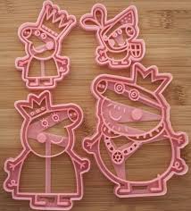 Peppa is a loveable, cheeky little piggy who lives with her little brother george peppa pig official. Peppa Pig Cookie Cutter Royal Family Peppa Pig Cookie Cutter Peppa Pig Party Pig Cookies Peppa Pig Cookie Peppa Pig Birthday Cake