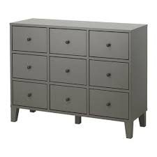 Bryggja Komoda 9 Szuflad Ciemnoszary 118x92 Cm Zamow Juz Dzis Ikea Chest Of Drawers Ikea Drawers