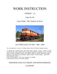 DIESEL LOCOMOTIVE TECHNOLOGY REPORT ...