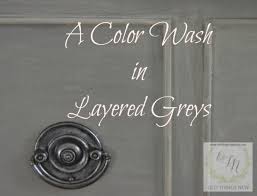 Benjamin moore's studio finishes ® latex glaze (n405) is directly mixed with the paint color of your choice to create the solution needed to color wash walls and create a beautiful faux finish. A Color Wash In Layered Greys Old Things New