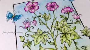 Coloring_for_mood * раскраски для настроения. World Of Flowers By Johanna Basford Prismacolor Pencils Color Along Youtube