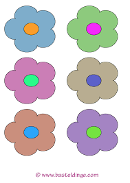 Spirale vorlage zum ausschneiden neu schablone blume. Blumchen Und Blumen Vorlagen Basteldinge