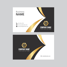 Black And Gold Card Design Black And Gold Business Card Business Card Logo Design Modern Business Cards Printing Business Cards
