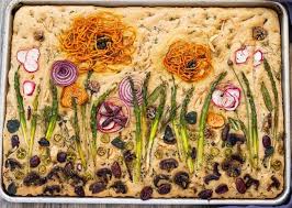 How To Make A Focaccia Garden Recipe In 2020 Focaccia Foccacia Bread Bread Art